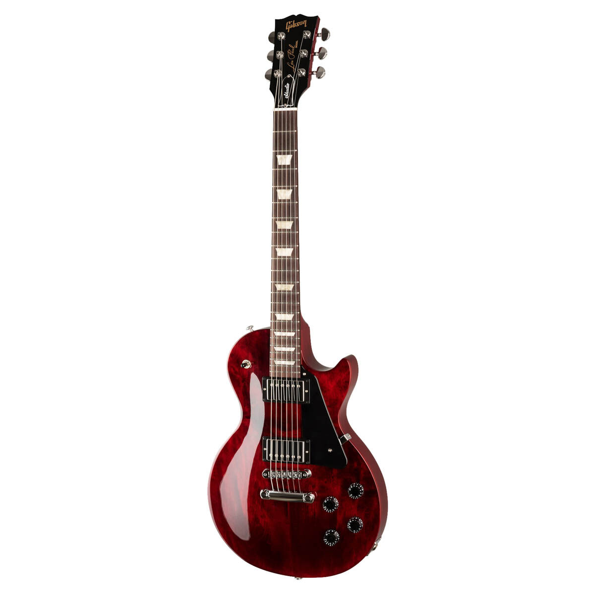 Gibson Les Paul Studio el-guitar vinrød
