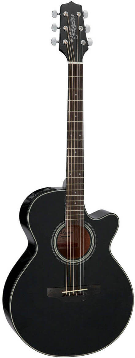 Takamine GF15CE BLK western-guitar sort