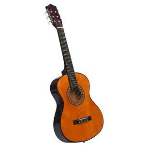 vidaXL Guitarra clásica para principiantes y niños madera tilo 1/2 34