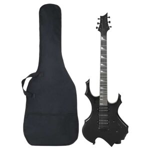 vidaXL Guitarra eléctrica para principiantes con funda negro 4/4 39