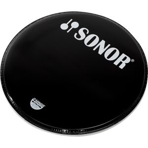 Sonor BP18BL Bass Reso Fell Negro con logotipo
