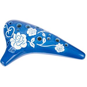 Thomann 12H Ocarina C3 Roses blue Azul