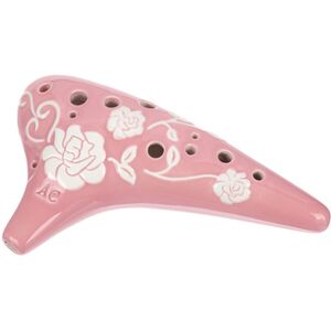 Thomann 12H Ocarina C3 Roses pink Rosa