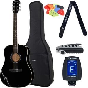 Harley Benton D-120BK Bundle Negro