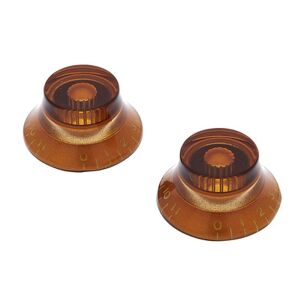 Allparts Bell Knobs to 11 Amber