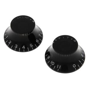 Allparts Bell Knobs to 11 Black Negro