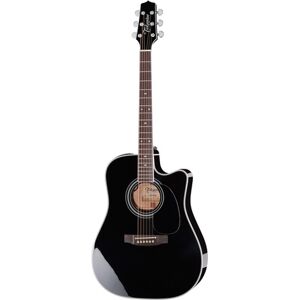 Takamine EF341SC w/Softcase Negro de alto brillo