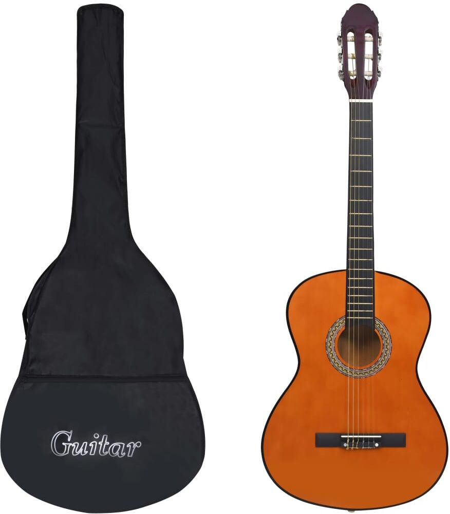 vidaXL Guitarra clásica para principiantes con funda 4/4 39"