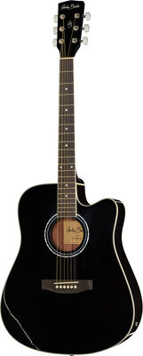 Harley Benton D-120CE BK Negro de alto brillo