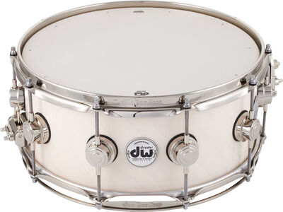 DW Satin Oil 14"x06" Snare White Blanco