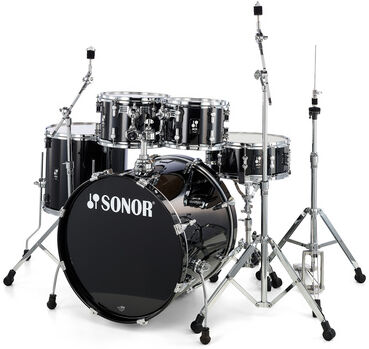 Sonor AQ1 Stage Set Piano Black Negro Piano