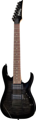 Ibanez GRG7221QA-TKS Transparent Black Sunburst