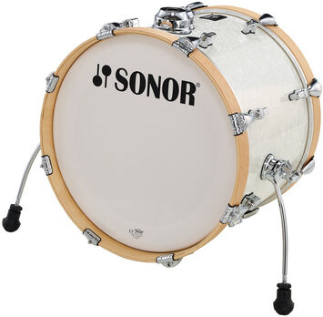 Sonor 18"x14" AQ2 Bass Drum WHP White Pearl WHP