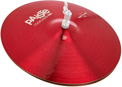 Paiste 15" 900 Color Heavy Hi-Hat Red Rojo