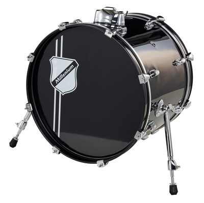 Millenium Focus 18"x14" Bass Drum Black Negro