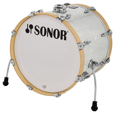 Sonor 20"x16" AQ2 Bass Drum WHP White Pearl WHP