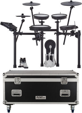 Roland TD-17KV2 E-Drum Case Bundle Negro