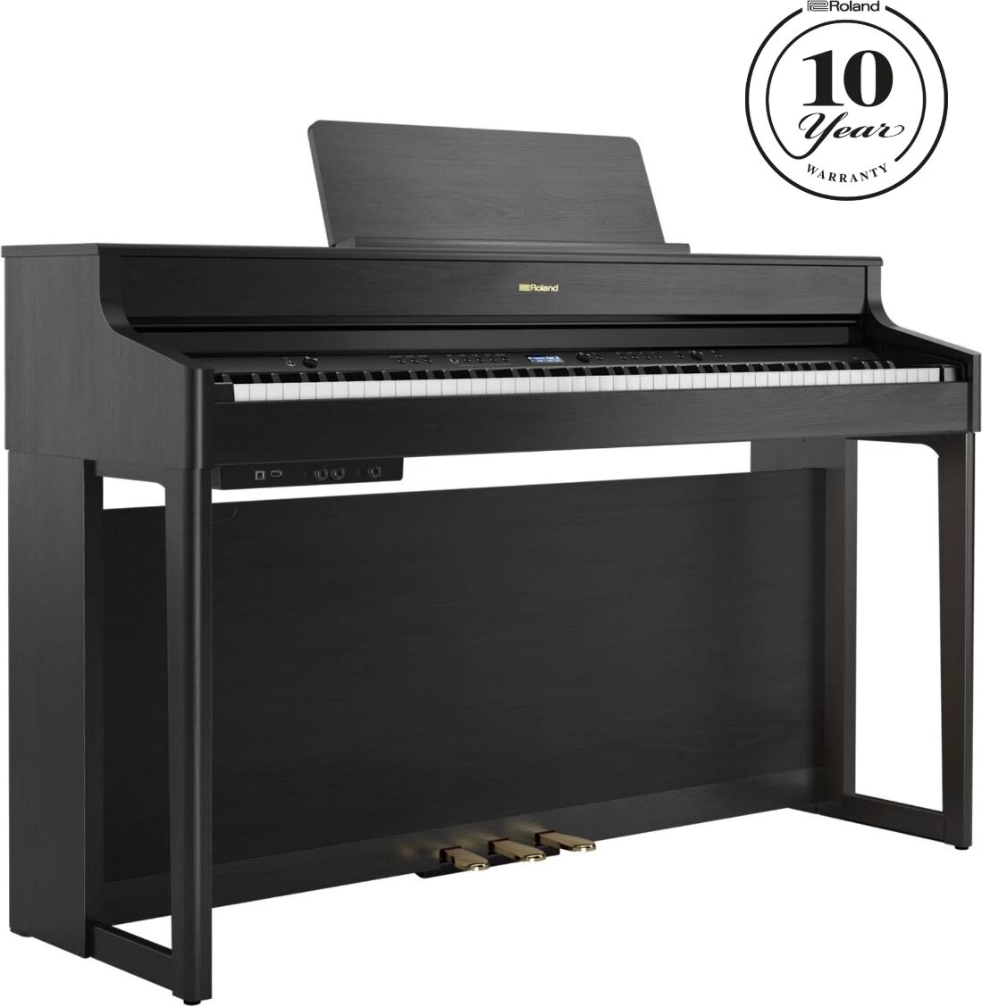 Roland HP-702 Charcoal Black Digital Piano