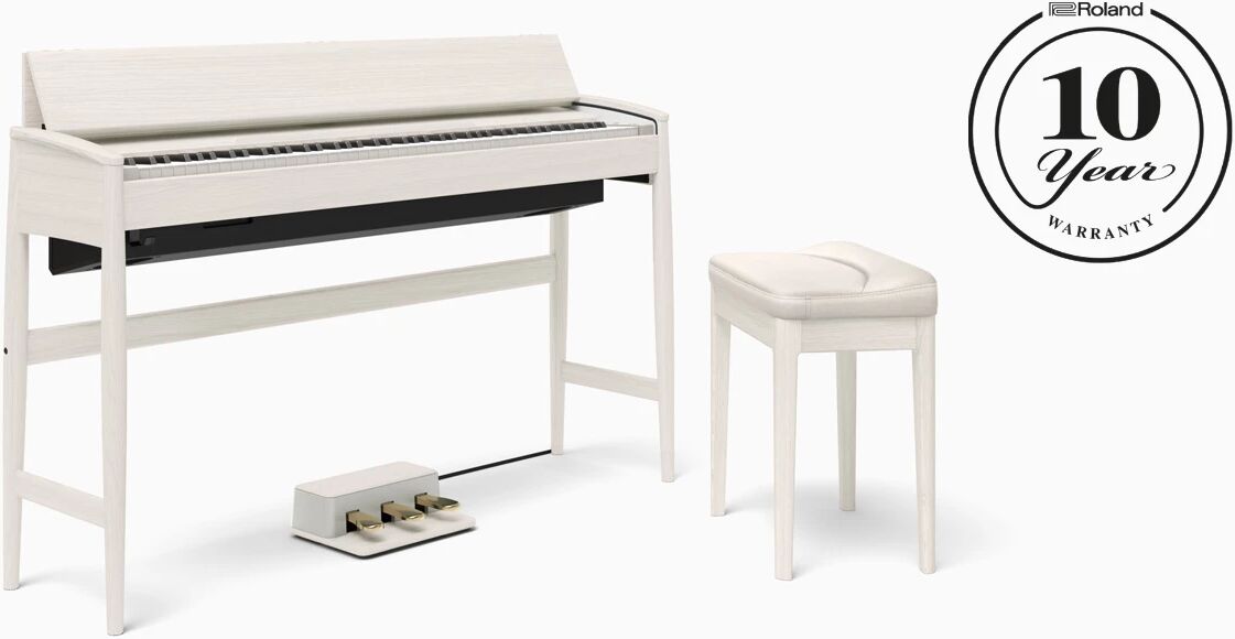 Roland KF-10 Sheer White Digital Piano