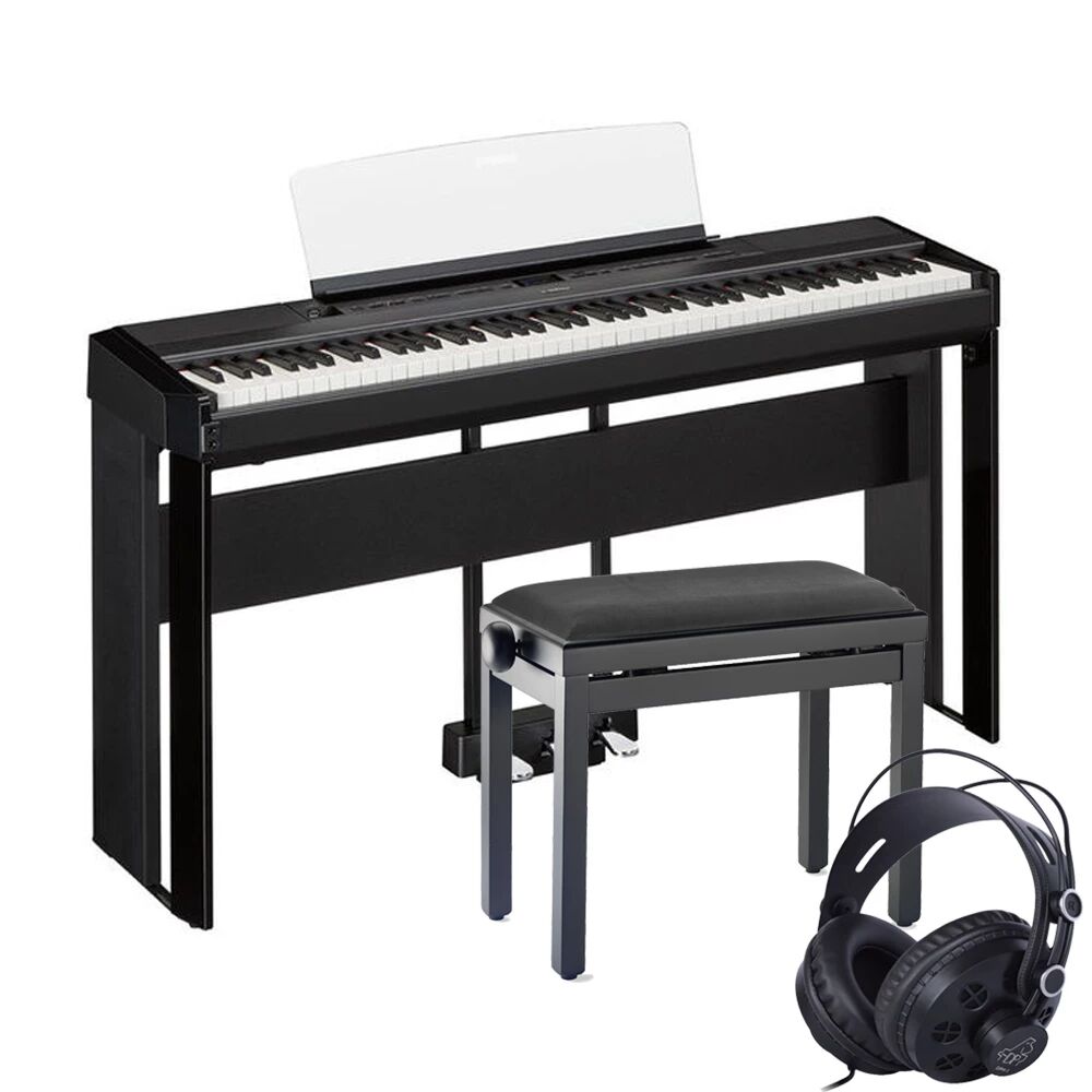 Yamaha P-515 Musta Set + Penkki ja Kuulokkeet