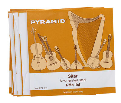 Pyramid Sitar-Strings 677/7