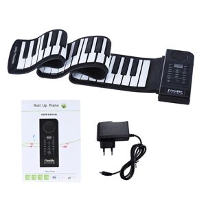 TOMTOP Portable Silicon 61 Touches Roll Up Piano MIDI électronique Clavier avec haut-parleur - Publicité