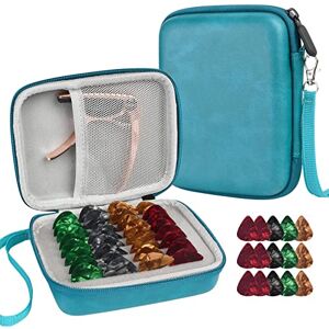 Stronrive Étui Porte-médiator pour Guitare   Petit Porte-Pics,Organisateur de Sac pour kit d'accessoires pour Joueur de Guitare, médiators de Guitare de Couleur aléatoire - Publicité