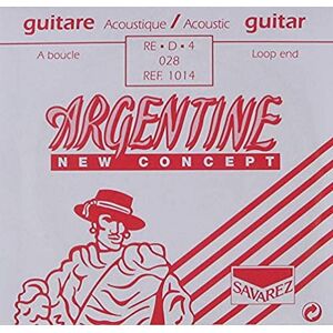 Savarez cordes simples für Akustikgitarre Argentine Re4 .028w 1014 - Publicité