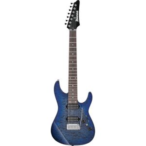 Ibanez AZ427P2QM Premium Twilight Blue Burst guitare électrique 7 cordes avec housse - Publicité