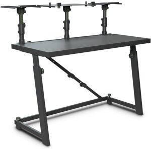 FDJT 01 table DJ Desk avec supports ordinateur portable et enceintes ajustables