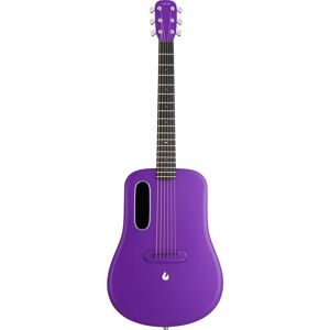 Music ME 4 Carbon 36" Purple guitare électro-acoustique folk connectée avec housse Space Bag