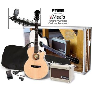 PR-4E Acoustic Electric Player Pack Natural pack débutant