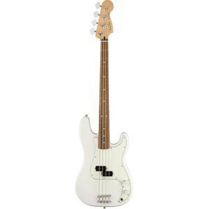 Fender Player Precision Bass Polar White PF - Publicité