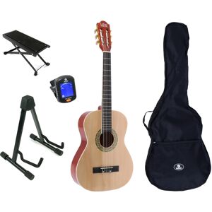 002 NT guitare classique format 3/4 natural + accessoires