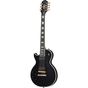 Matt Heafy Origins Les Paul Custom 7-String LH Ebony guitare électrique 7 cordes pour gaucher avec étui