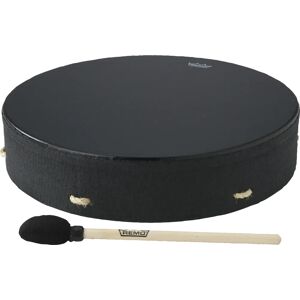 E1-1316-BE Bahia Buffalo Drum Black Earth tambour sur cadre 16 pouces avec mailloche