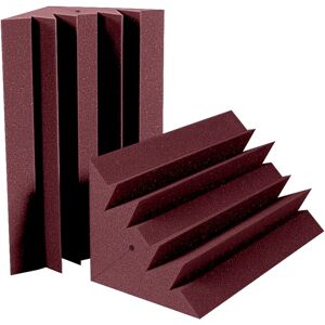 LENRD Burgundy 30x30x61cm bass trap rouge (lot de 4)