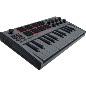 Non communiqué Akai MPKMINI3GREY - Mini clavier USB 25 notes / 8 pads et encodeurs écran LED - Gris - Publicité