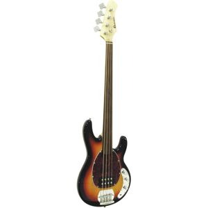 DIMAVERY MM-501 E-Bass, fretless, tabac - Basses