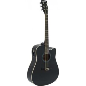 DIMAVERY DR-520 Dreadnought, noir - Guitares acoustiques