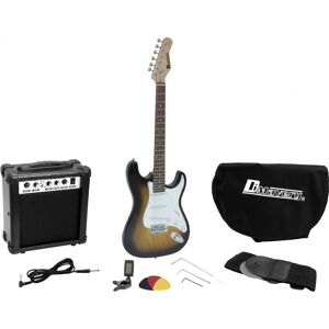 DIMAVERY EGS-1 Jeu de guitares electriques, sunburst - Guitares