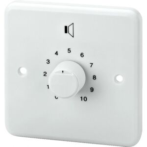 MONACOR ATT-224/WS Atténuateur encastré pour sonorisation PA - Installation accessoires