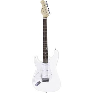 DIMAVERY ST-203 E-Guitar LH, blanc - Guitares