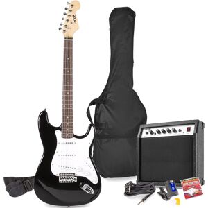 Max GigKit Electric Guitar Pack Black - Guitares