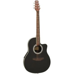 DIMAVERY RB-300 Dos rond, noir - Guitares acoustiques