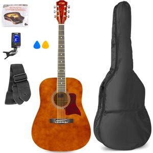 Max SoloJam Western Guitar Pack Dark Natural - Guitares