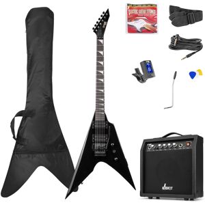 Max GigKit Pack Guitare Electrique Rock Style Noir - Guitares