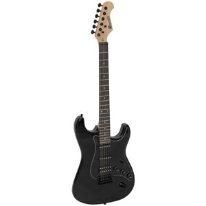 DIMAVERY ST-312 Guitare electrique, noir/noir - Guitares