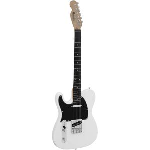 DIMAVERY TL-601 E-Guitar LH, blanc / protege-micro noir - Guitares