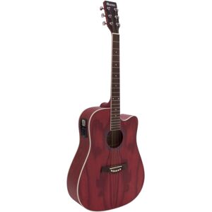 DIMAVERY JK-510 Guitare western, cutaway, graine - Guitares acoustiques